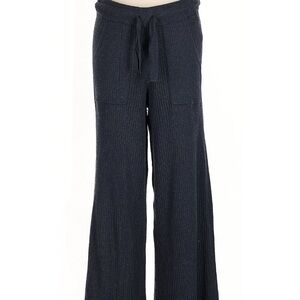 Splendid Navy Knit Wide-Leg Pants